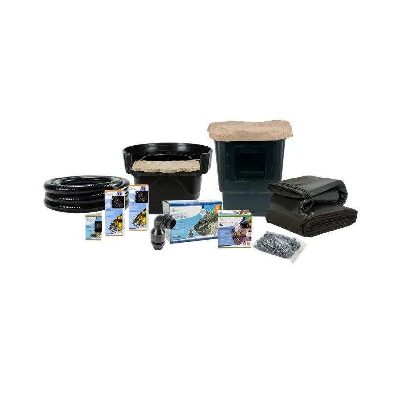 Medium Pond Kit 11' X 16' W/Aquasurge 2000-4000 Pond Pump – image 2