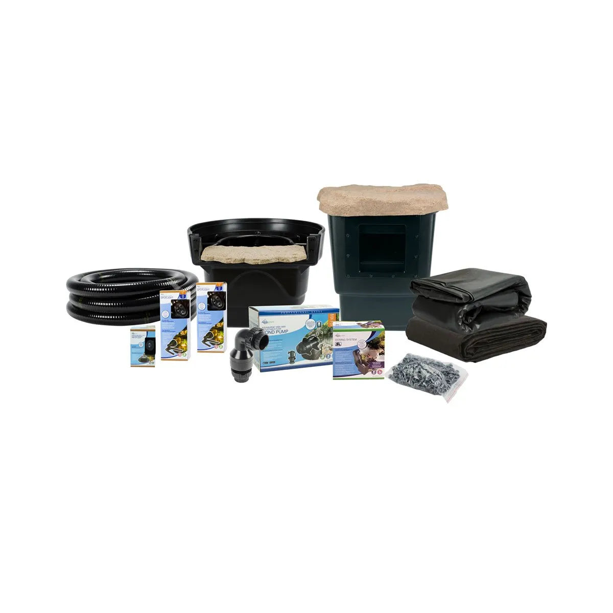 Medium Pond Kit 11' X 16' W/Aquasurge 2000-4000 Pond Pump