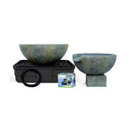 Spillway Bowl And Basin Fountain Kit - Iron Ore - 19"/21" Dia (49/52 Cm) – image 5