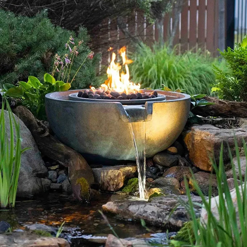 Fire And Water Spillway Bowl – 32" Dia (81 Cm)