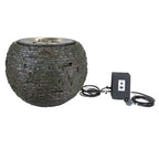 Fire And Water Stacked Slate Sphere – 32" Dia (81 Cm) – image 2