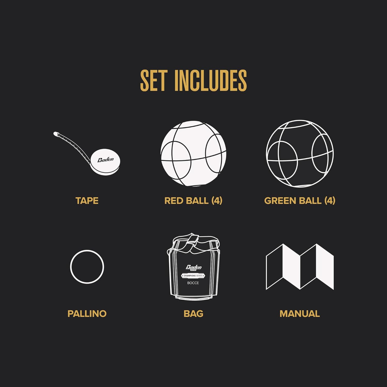 Baden Champions Bocce Ball Set