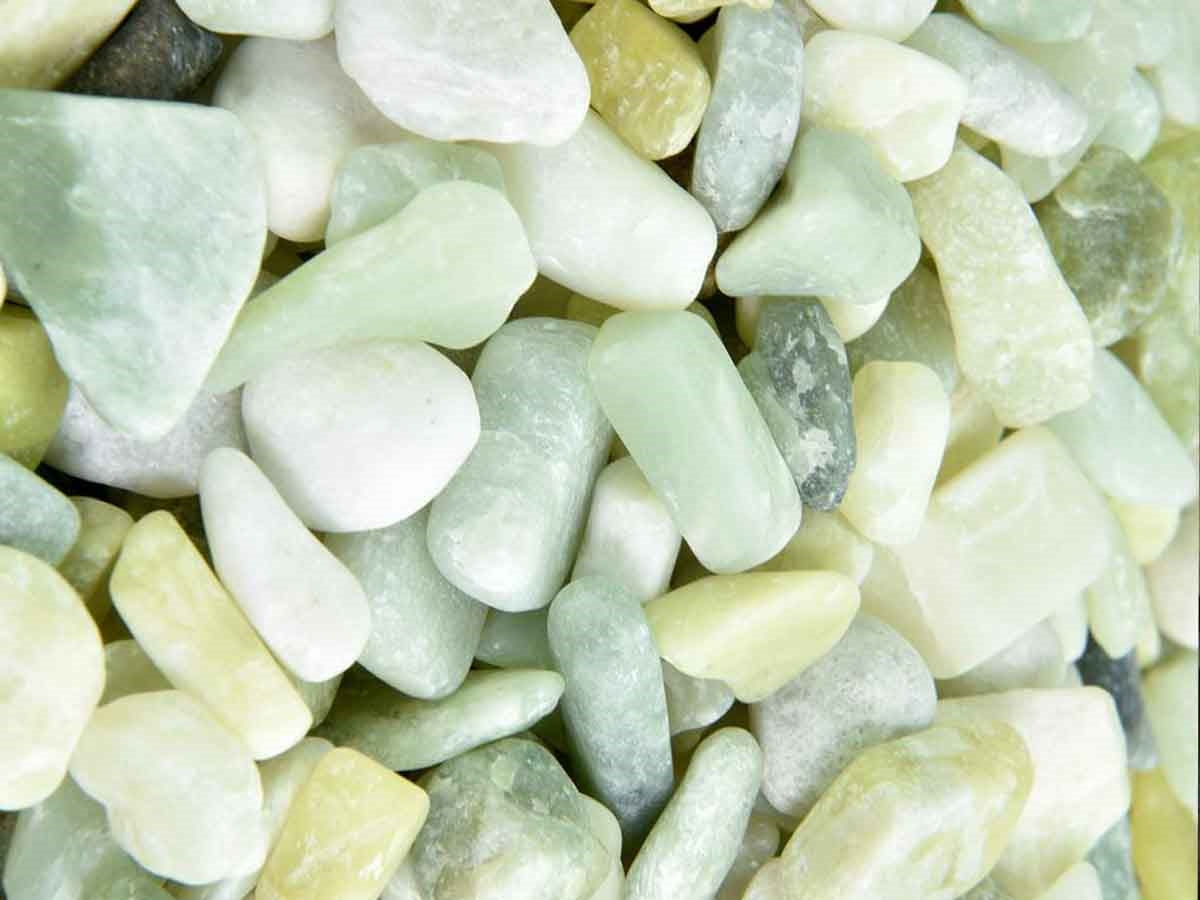 Jade Green Polished Pebbles