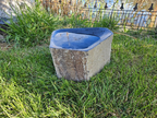 Basalt Column Bird Bath Dish