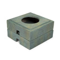 Spillway Bowl Stand - Patina - 4" H (10 Cm) - 2-Pack