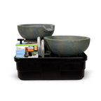 Spillway Bowl And Basin Fountain Kit - Patina - 19"/21" Dia (49/52 Cm)