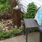 Faux Basalt Column Fountain Kit - 24" H (61 Cm)