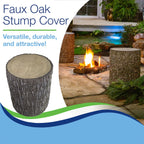 Faux Oak Stump Cover – image 5