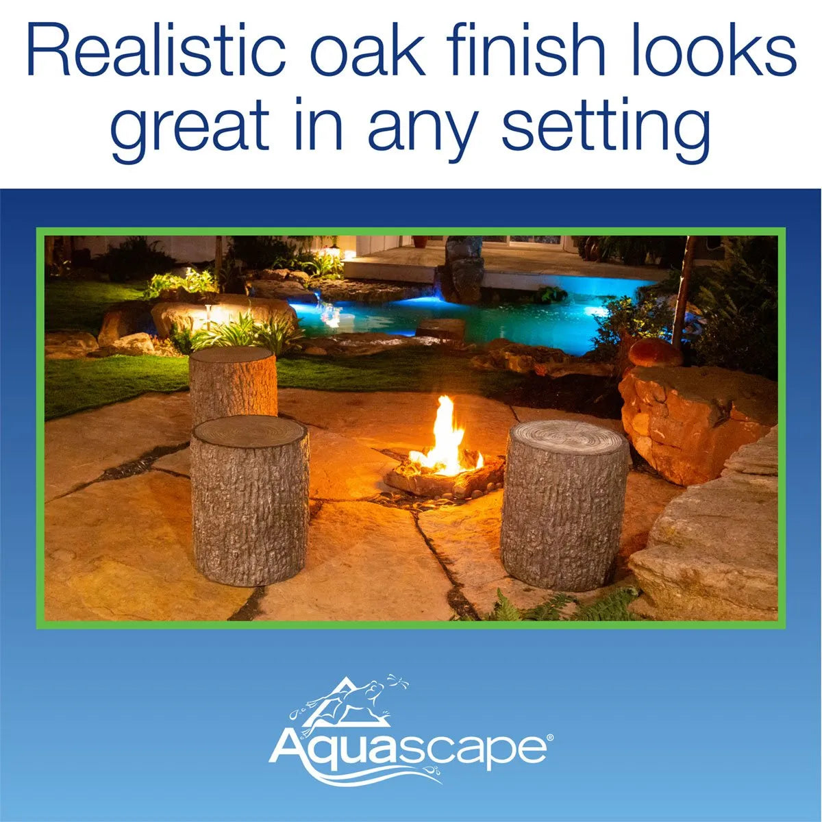 Faux Oak Stump Cover – image 9