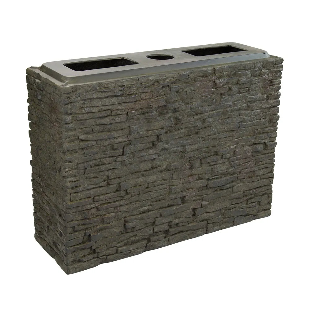 Stacked Slate Wall Base-Straight - 26" H (66 Cm) – image 3