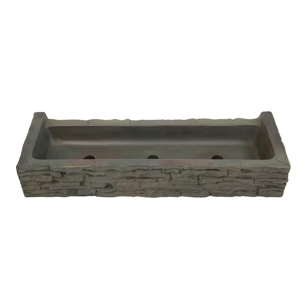 Stacked Slate Wall Topper-Straight Front-Spill – image 5