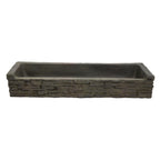 Stacked Slate Wall Topper-Straight Front-Spill – image 2