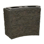 Stacked Slate Wall Base-Curved - 26" H (66 Cm) – image 3