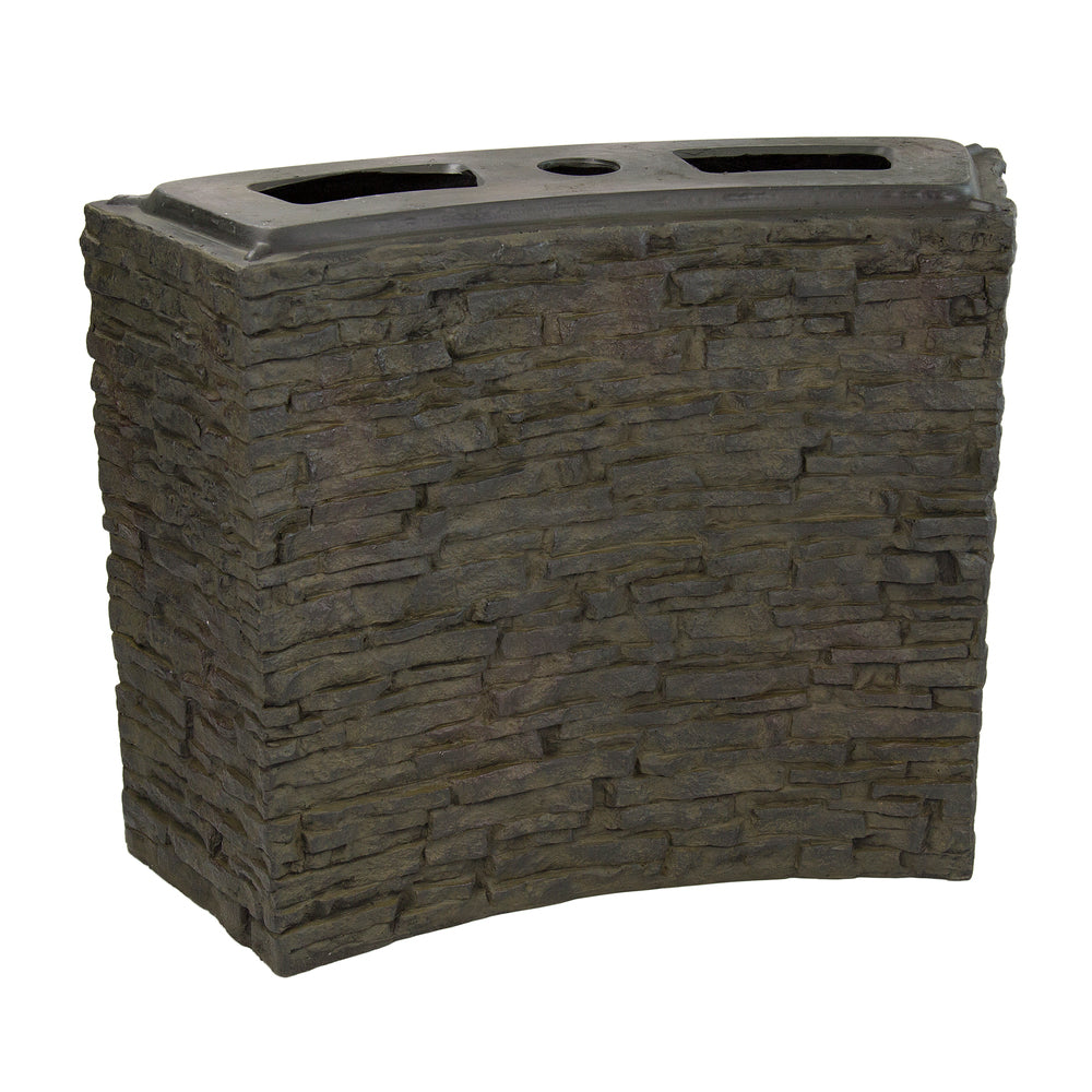 Stacked Slate Wall Base-Curved - 26" H (66 Cm) – image 3