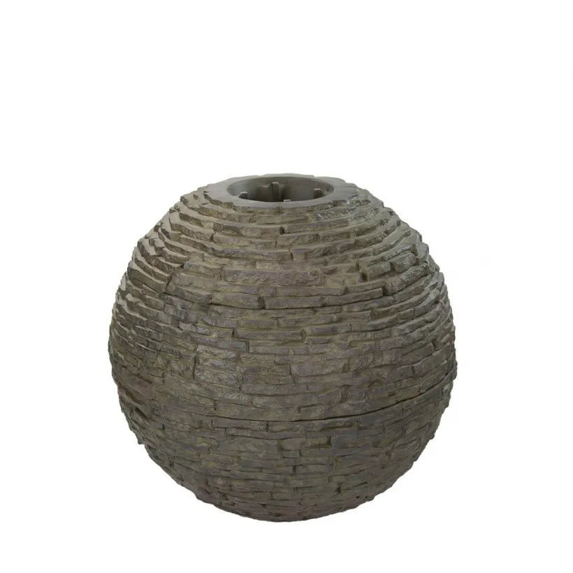 Stacked Slate Sphere - 24" Dia (61 Cm) – image 2