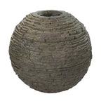 Stacked Slate Sphere - 40" Dia (102 Cm)