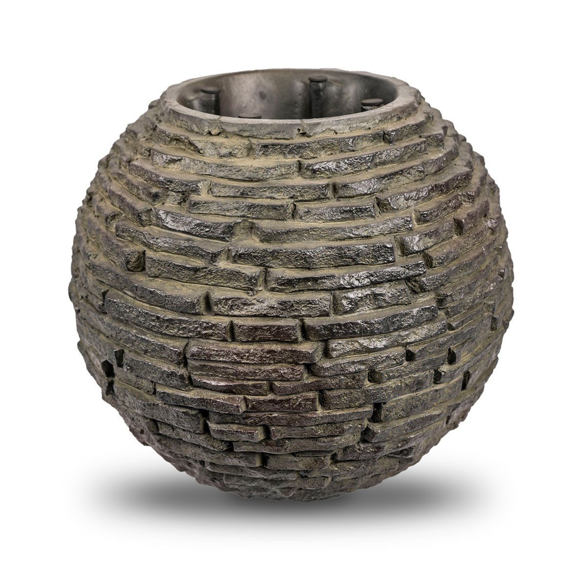 Stacked Slate Sphere Fountain Kit - 18" Dia (46 Cm) – image 3