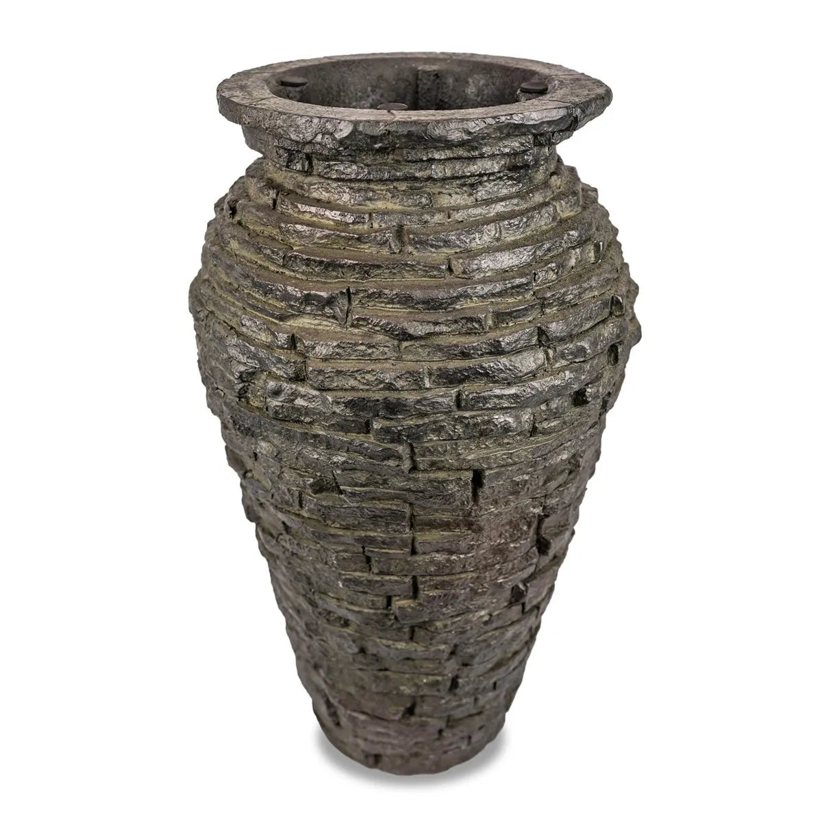 Stacked Slate Urn - 13" H (34 Cm) – image 6