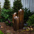 Faux Basalt Column Set Of 3 Fountain Kit - 24",30",36"H (61,76,91 Cm)