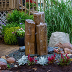 Faux Basalt Column Set Of 3