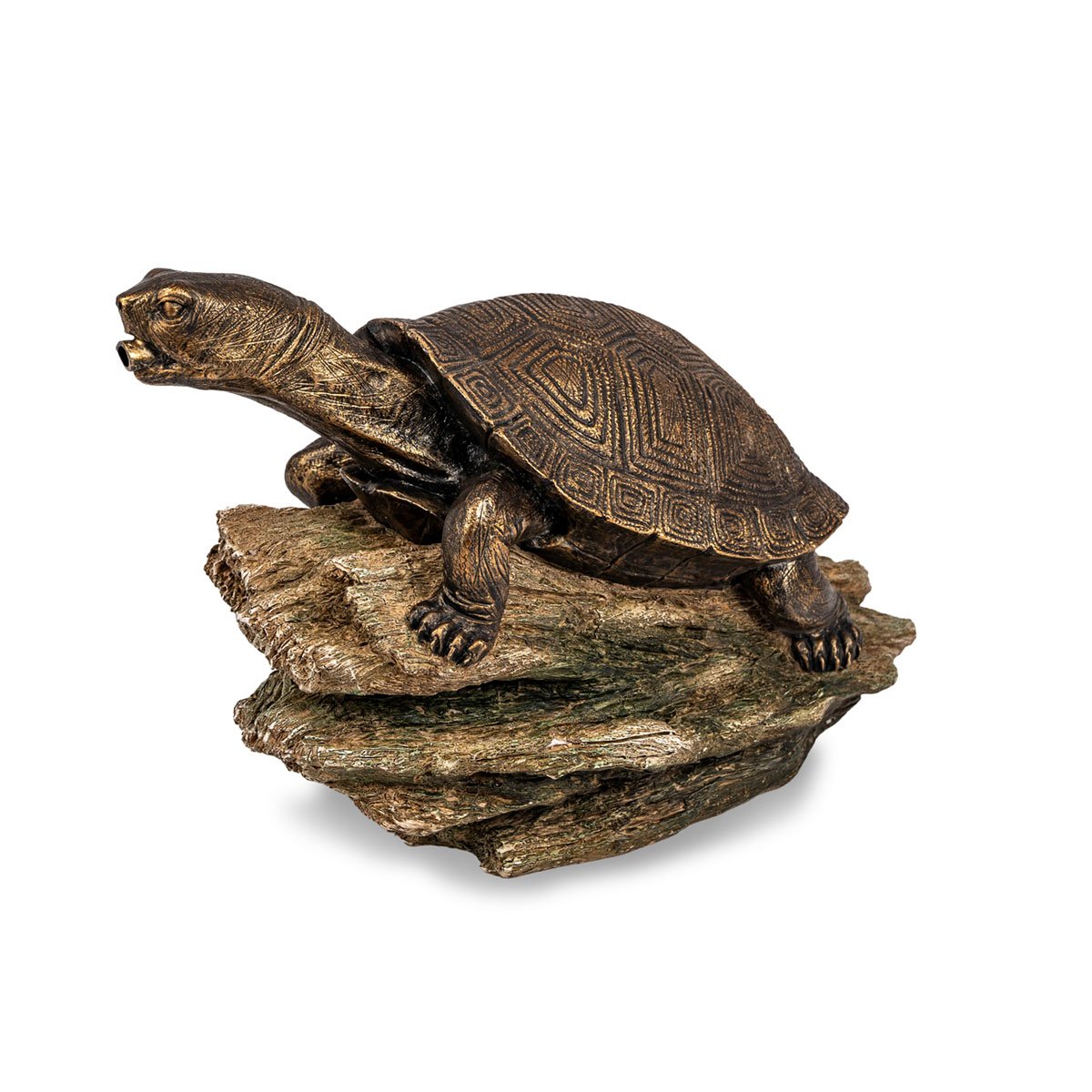 Turtle On Log Spitter – image 2