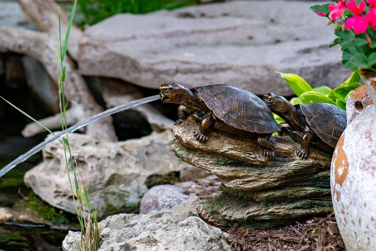 Double Turtle On Log Spitter – image 8