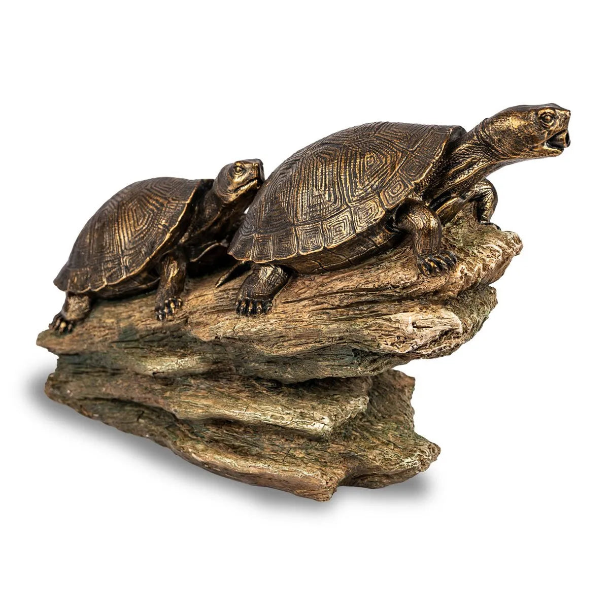 Double Turtle On Log Spitter – image 3