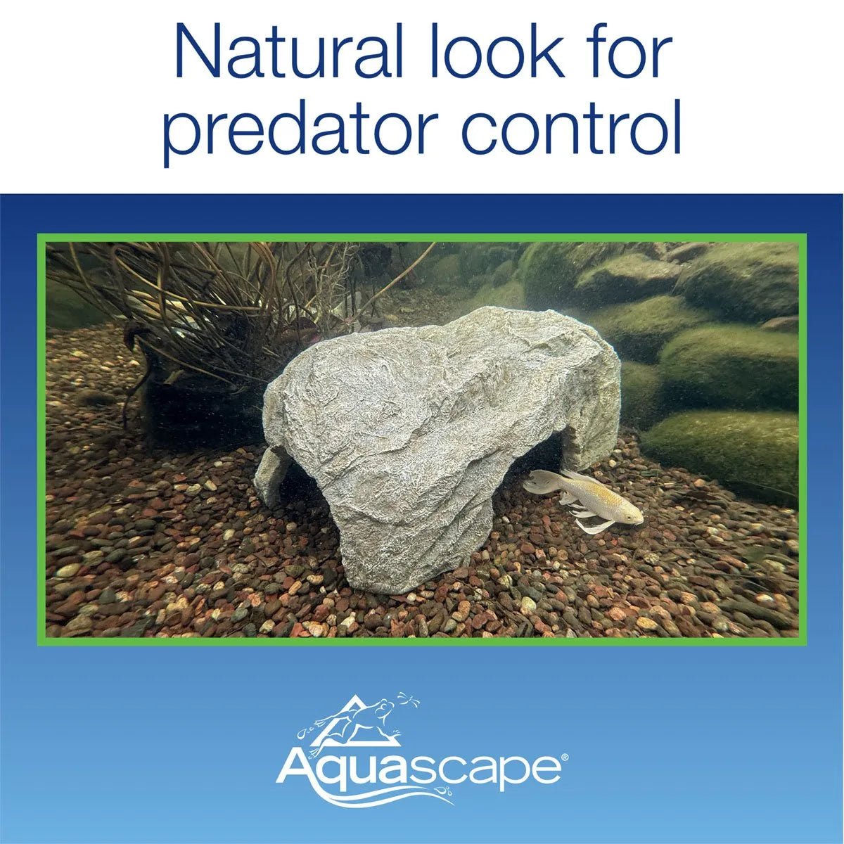 Faux Rock Fish Cave Small- 25" L X 15" W (63.5 X 38 Cm) – image 9