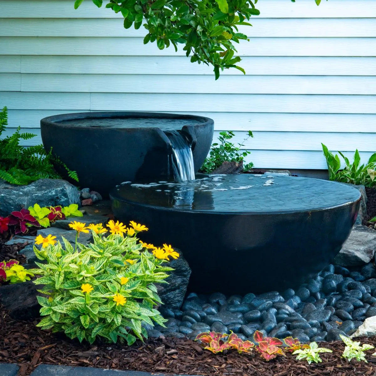 Spillway Bowl And Basin Fountain Kit - Patina - 19"/21" Dia (49/52 Cm) – image 9