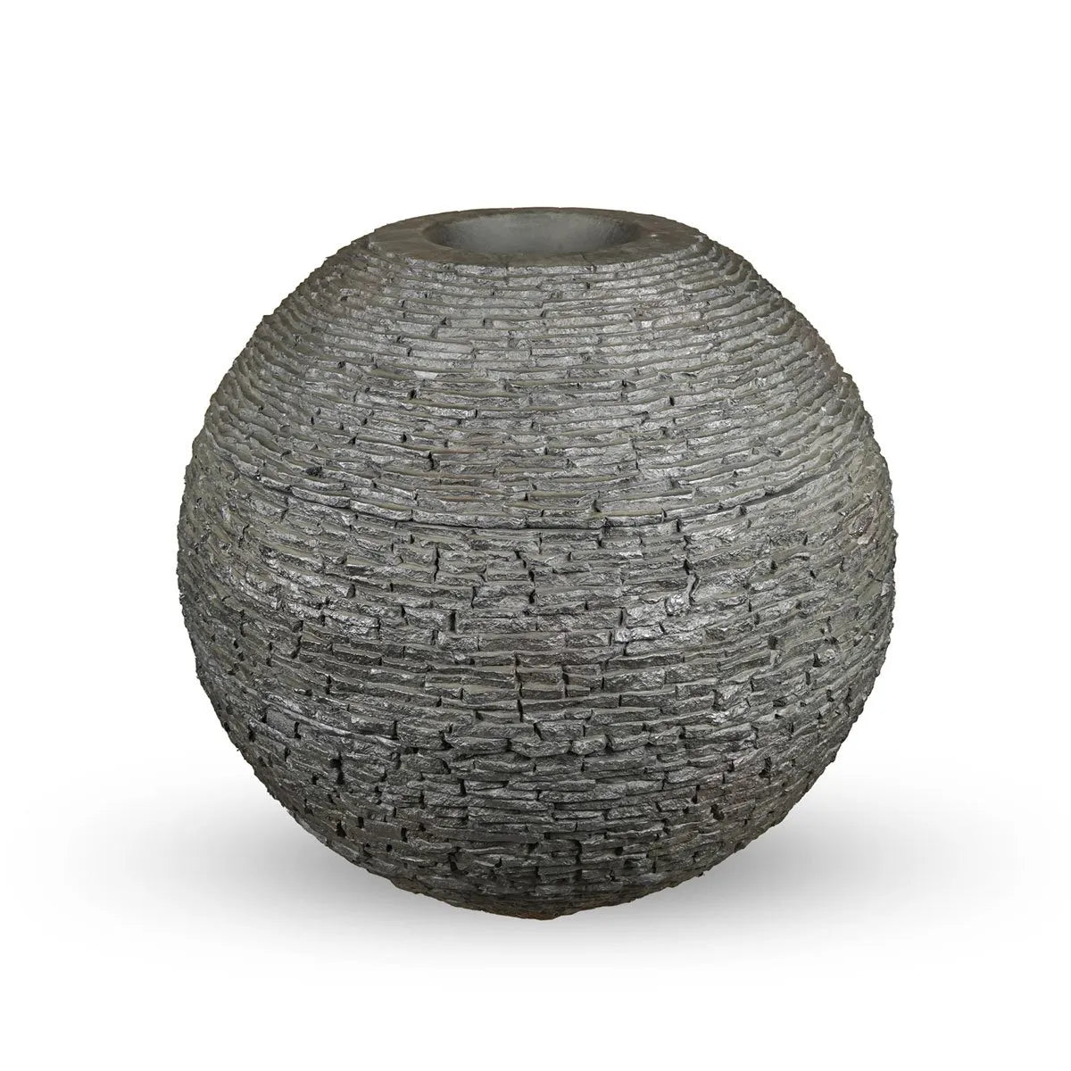 Stacked Slate Sphere - 6' Dia (1.8 M)