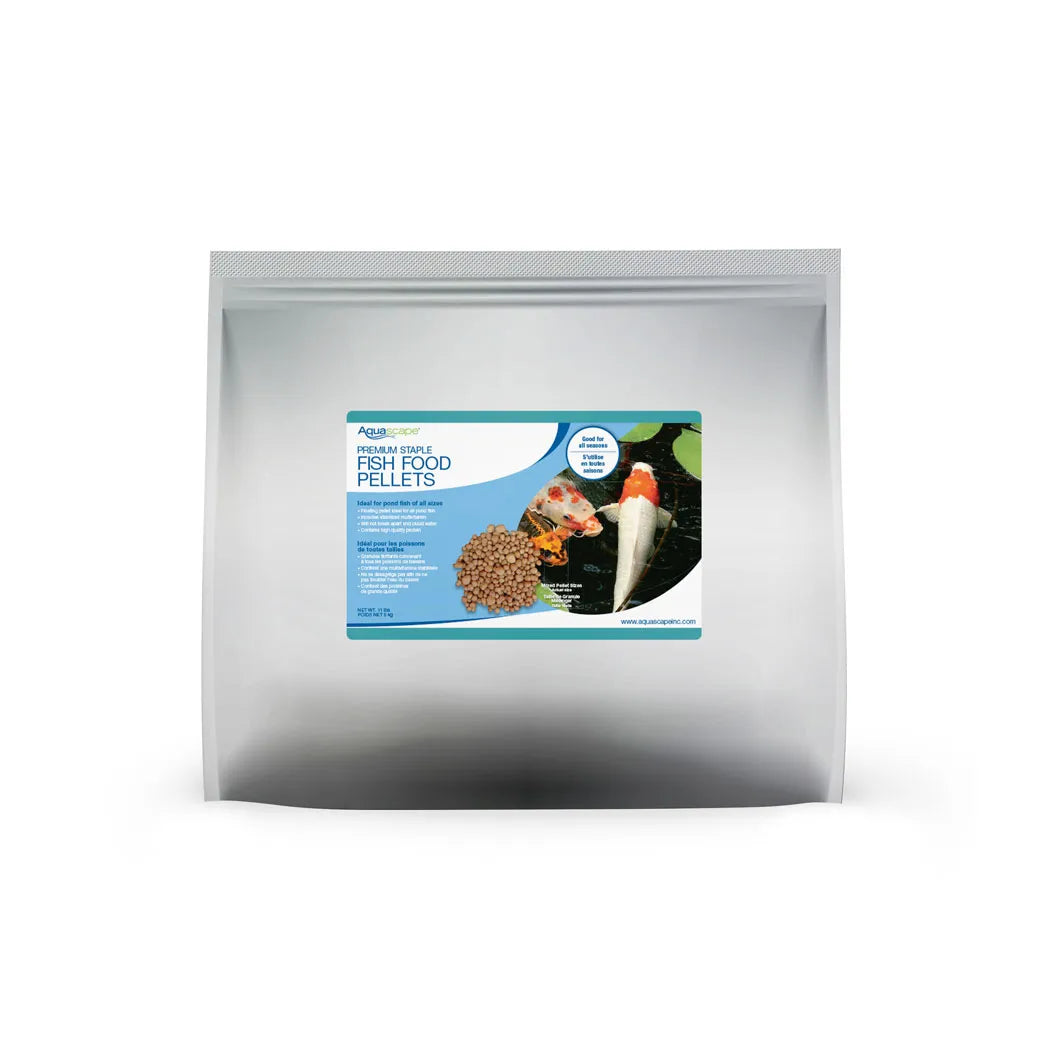 Premium Staple Fish Food-Mixed Pellets - 11 Lb / 5 Kg