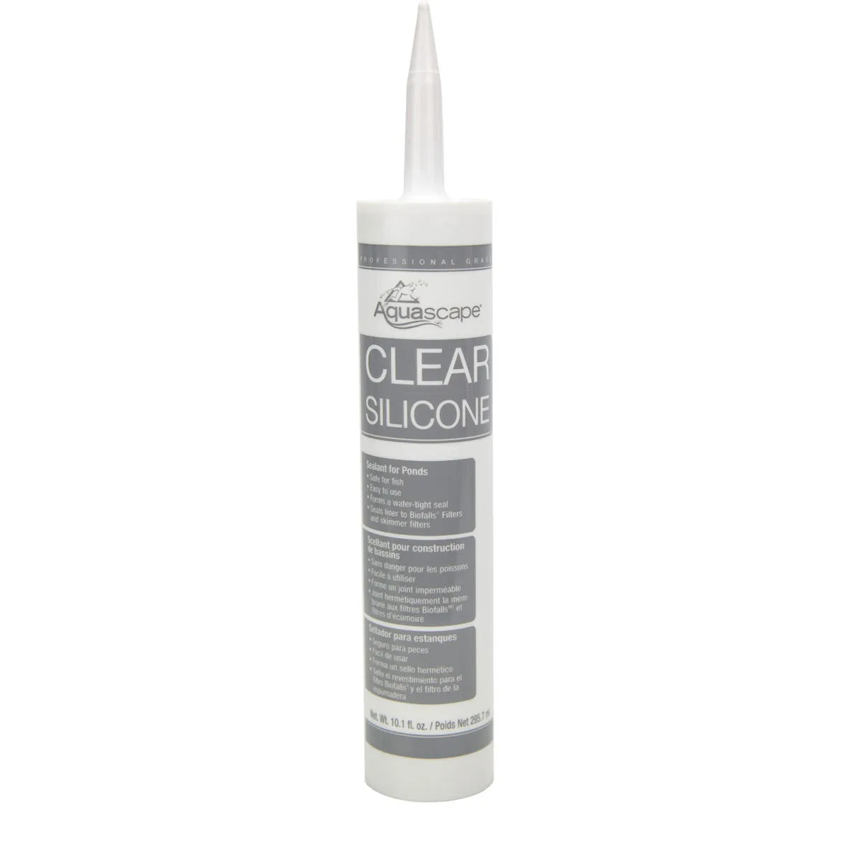 Silicone Sealant Tube-Clear - 10.1 Oz / 316 Ml