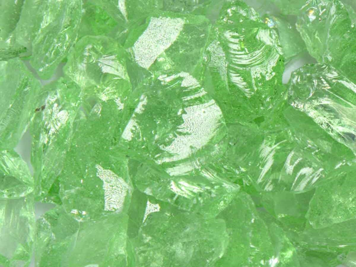 Green Fire Glass