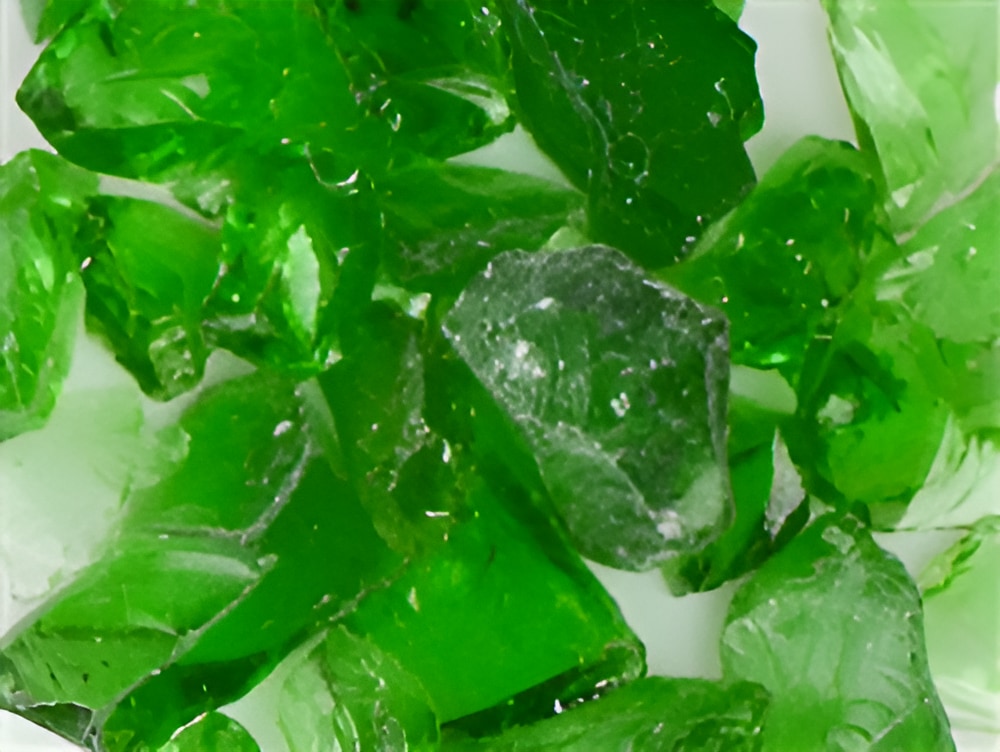 Light Green Fire Glass
