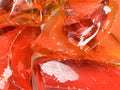 Chunky Orange Landscape Glass