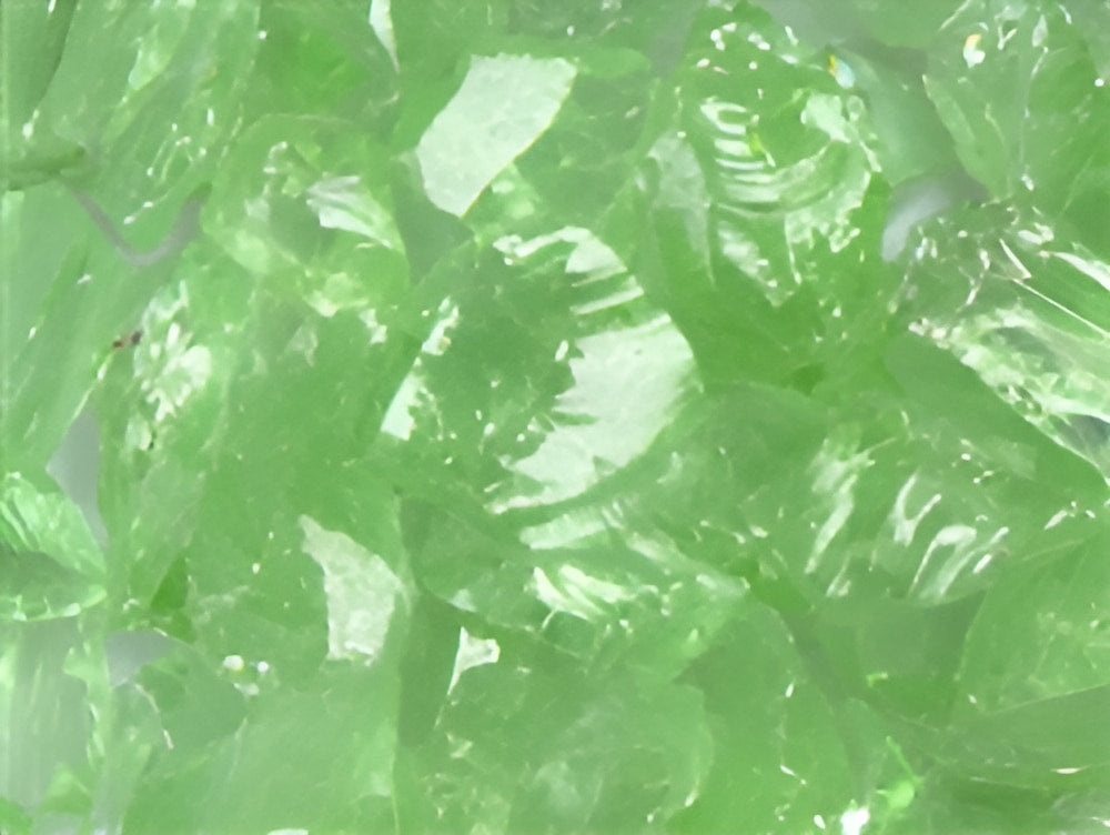 Crystal Green Landscape Glass