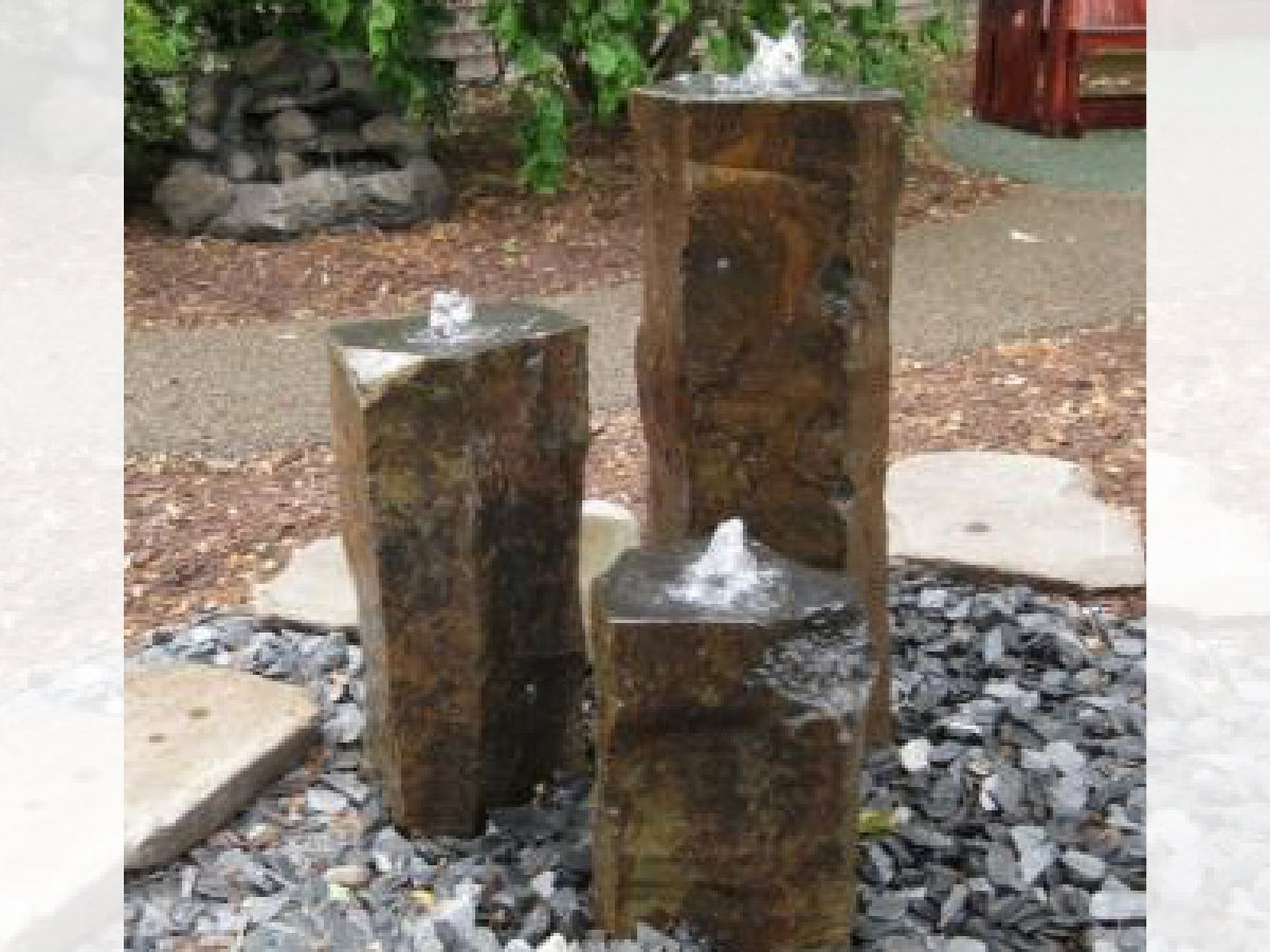 Mini Basalt Columns with Cut Bottom