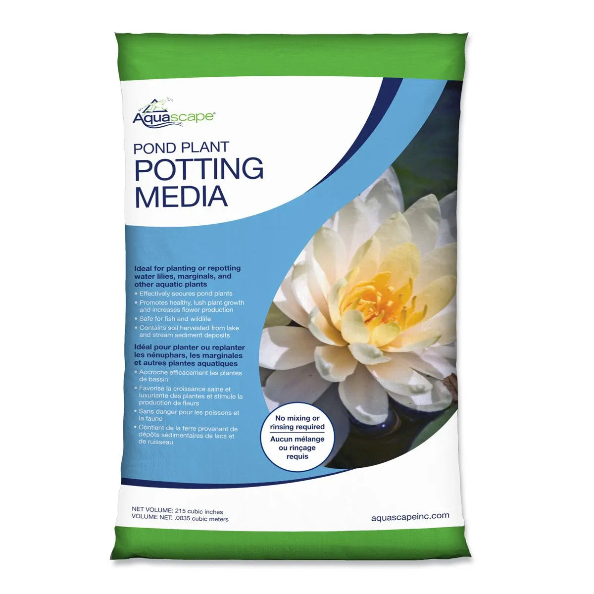 Pond Plant Potting Media - 215 Cu In /.0035 Cbm