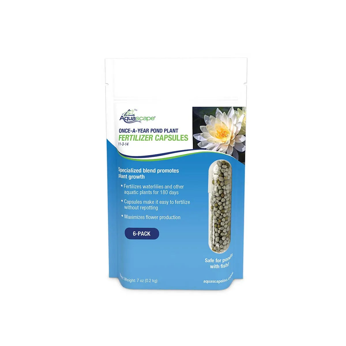 Once-A-Year Pond Plant Fertilizer Capsules (Qty 6)