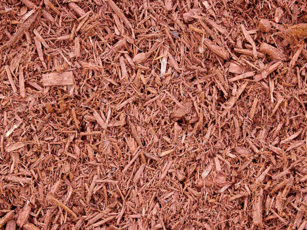 Mahogany Colored Mulch