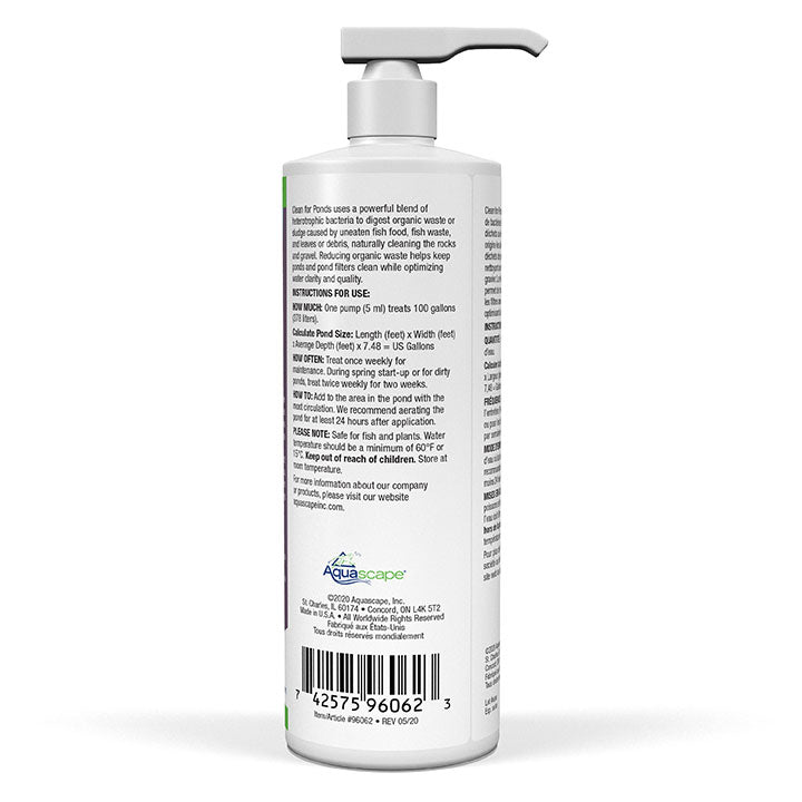 Clean For Ponds - 16 Oz /473 Ml – image 2