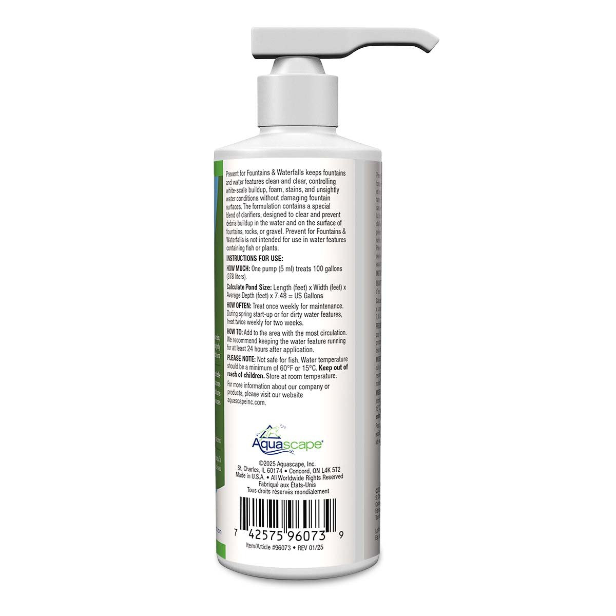 Prevent For Fountains And Waterfalls - 8 Oz / 236 Ml – image 3