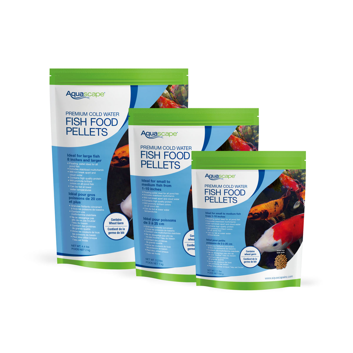 Premium Cold Water Fish Food-Large Pellets - 4.4 Lb / 2 Kg – image 3
