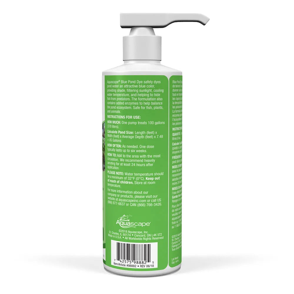 Blue Pond Dye - 8 Oz / 236 Ml – image 2