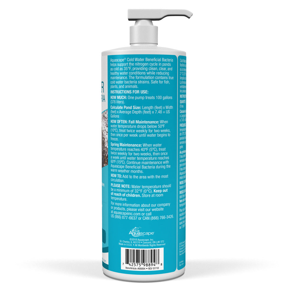 Cold Water Beneficial Bacteria - 32 Oz / 946 Ml – image 3
