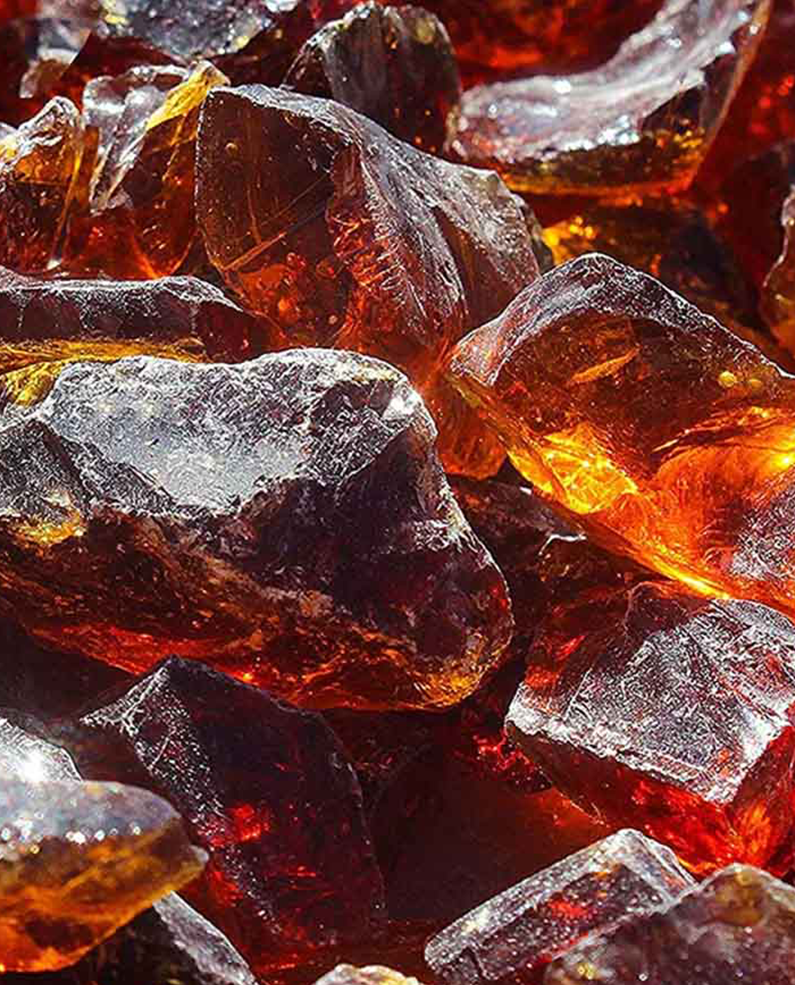 Amber Landscape Glass