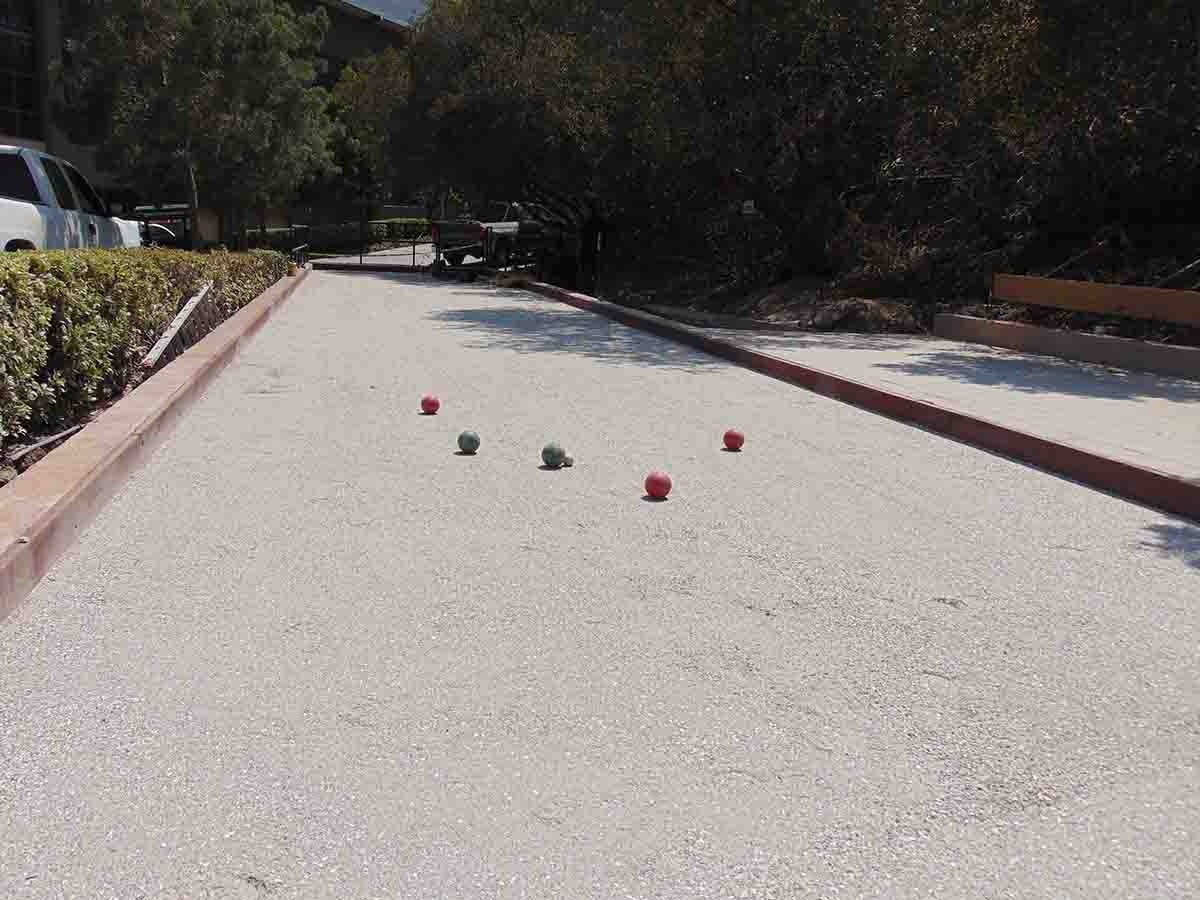 Bocce Court Oyster Shell