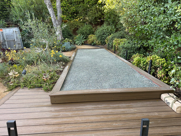 Bocce Court Surface for Backyard Courts