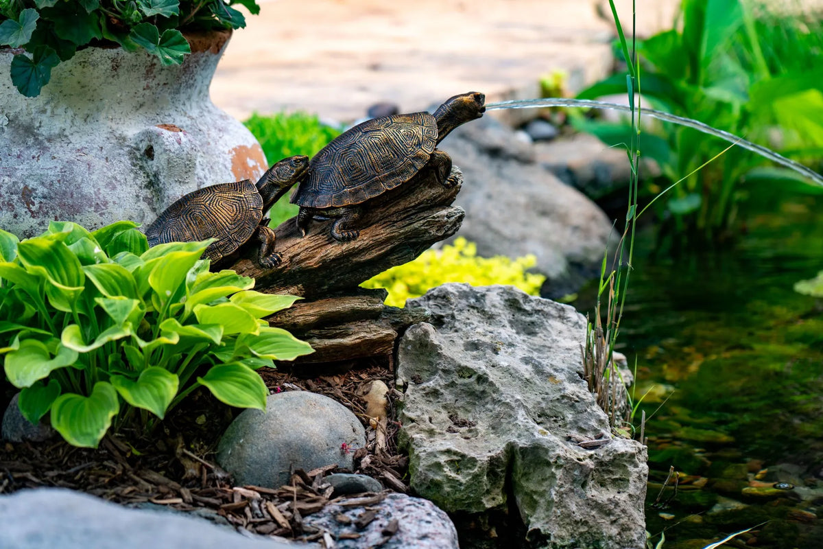 Double Turtle On Log Spitter – image 7