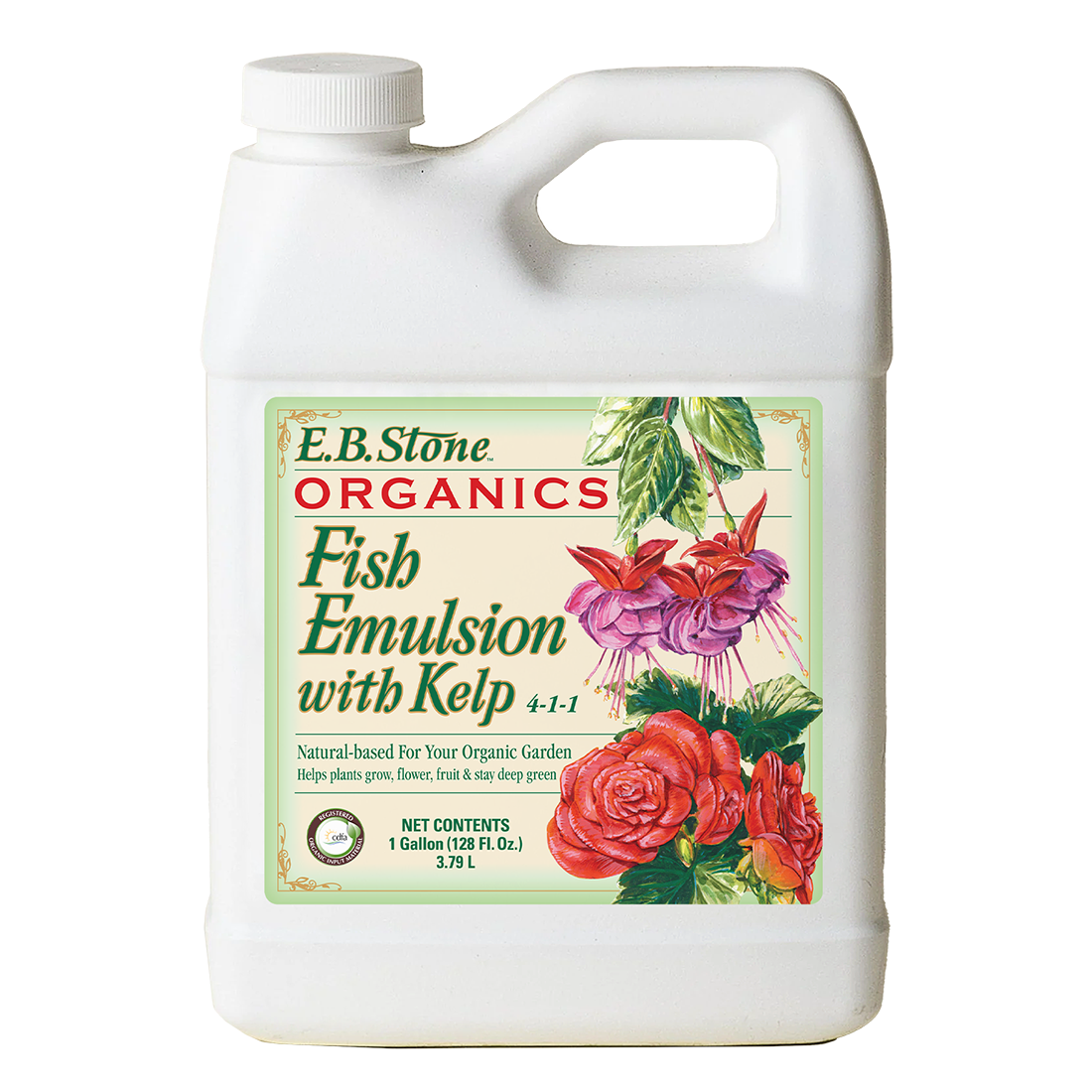 E.B. Stone Fish Emulsion with kelp 4-1-1